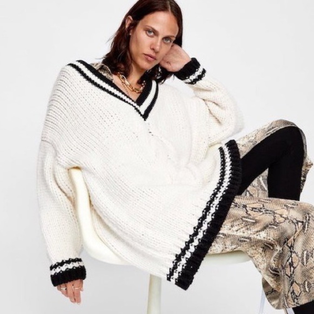 ZARA Cable Knit Sweater